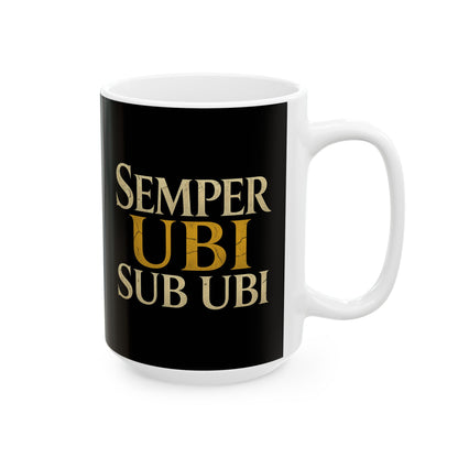 Ubi Sub Ubi Wear Underwear  Ceramic Mug, (11oz, 15oz)