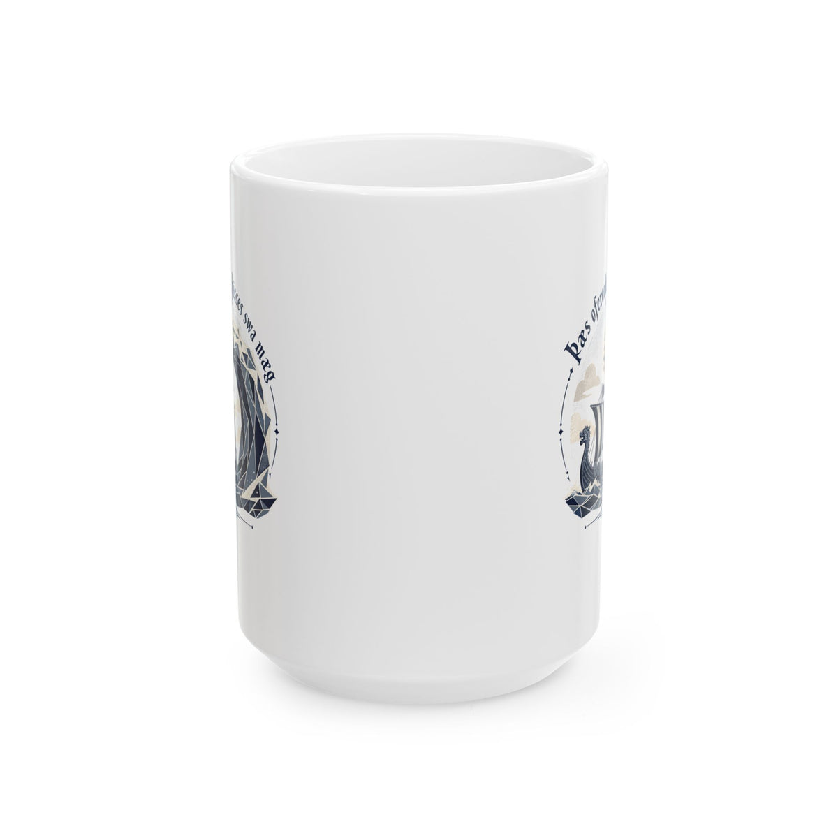 This Too Shall Pass Old English Longboat Ceramic Mug, (11oz, 15oz)