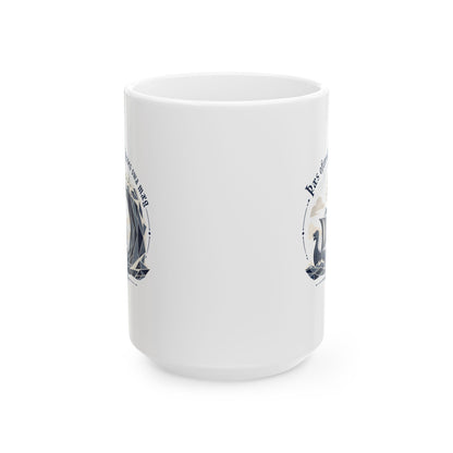 This Too Shall Pass Old English Longboat Ceramic Mug, (11oz, 15oz)
