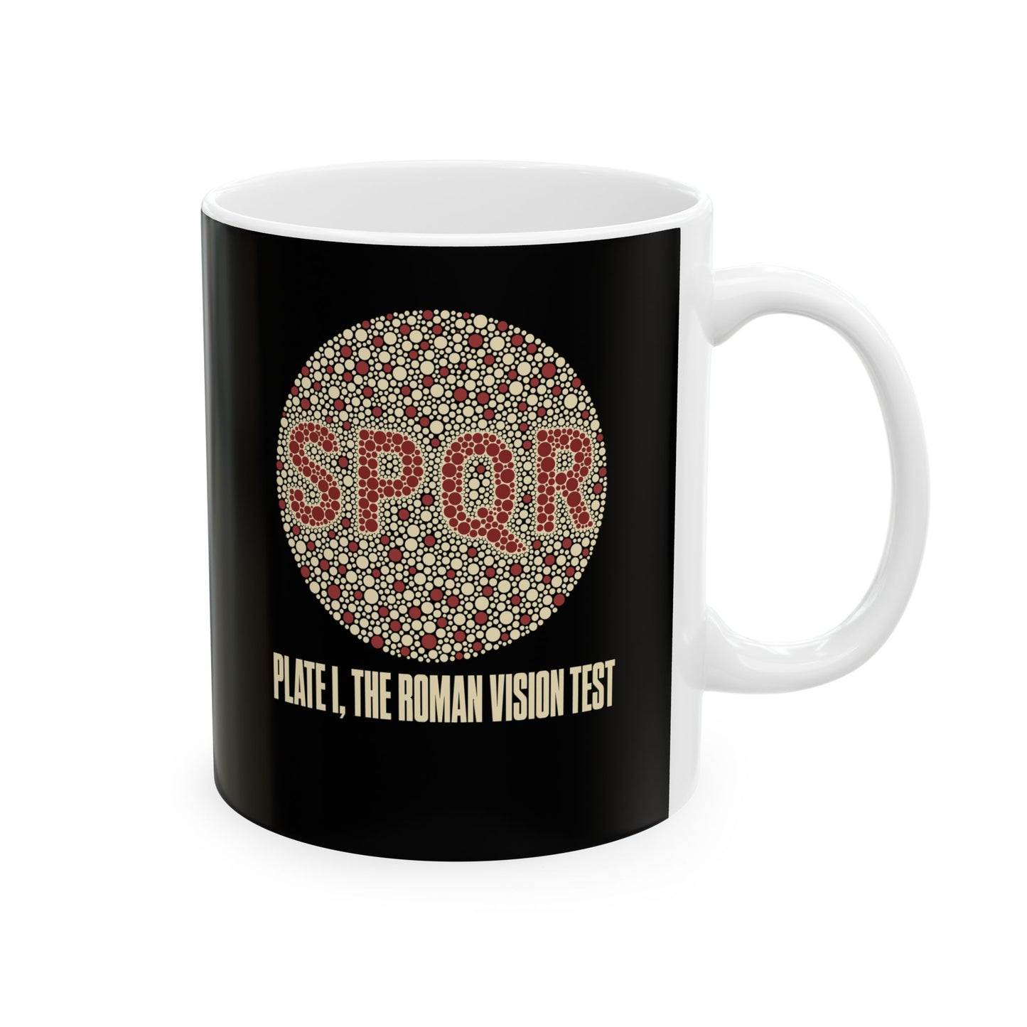 Roman Vision Test Ceramic Mug, (11oz, 15oz)