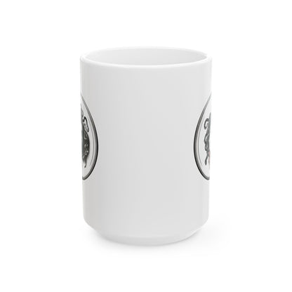 Caravaggio's Medusa B&W Ceramic Mug, (11oz, 15oz)