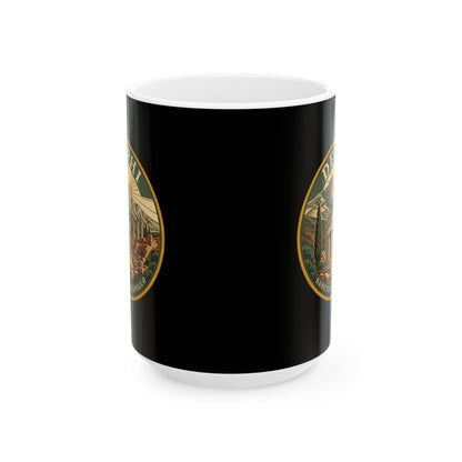 Delphi Sanctuary of Apollo Patch Ceramic Mug, (11oz, 15oz)