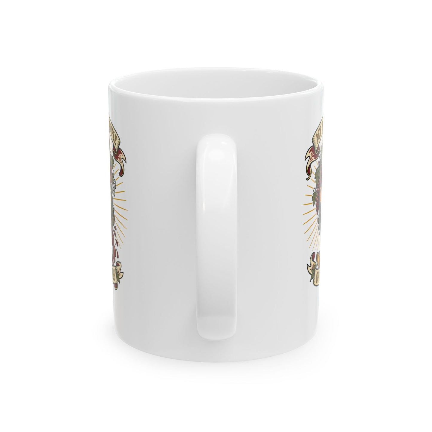 My Body is a Temple of Bacchus Ceramic Mug, (11oz, 15oz)