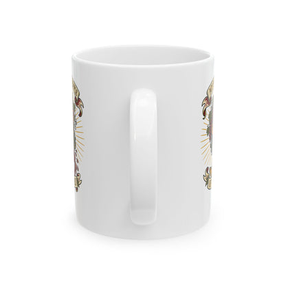 My Body is a Temple of Bacchus Ceramic Mug, (11oz, 15oz)