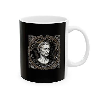 Julius Caesar Gallic War Quote Ceramic Mug, (11oz, 15oz)