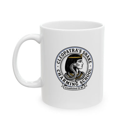 Cleopatra's Snake Charming School Ceramic Mug, (11oz, 15oz)