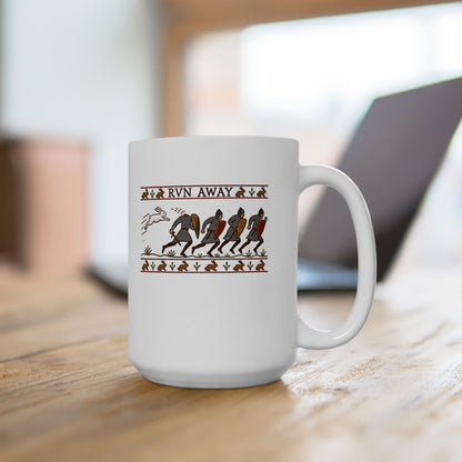 Run Away Killer Rabbit Holy Grail Ceramic Mug, (11oz, 15oz)