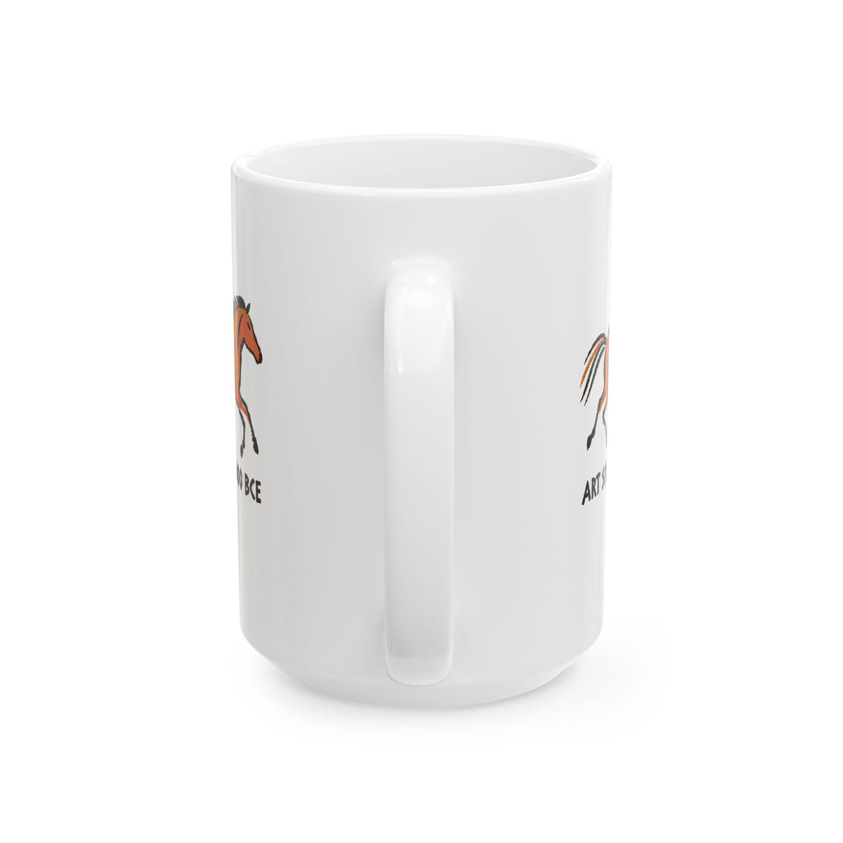 Lascaux Horse Art Since 15000 BCE Ceramic Mug, (11oz, 15oz)