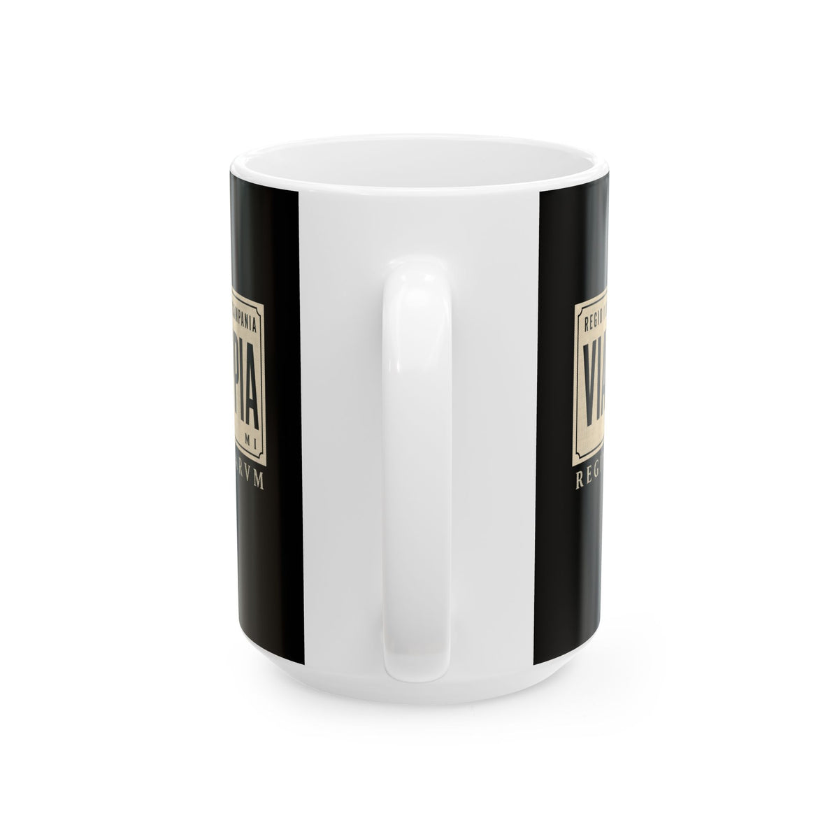 Via Appia Queen of the Roads Ceramic Mug, (11oz, 15oz)