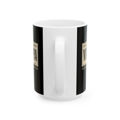 Via Appia Queen of the Roads Ceramic Mug, (11oz, 15oz)