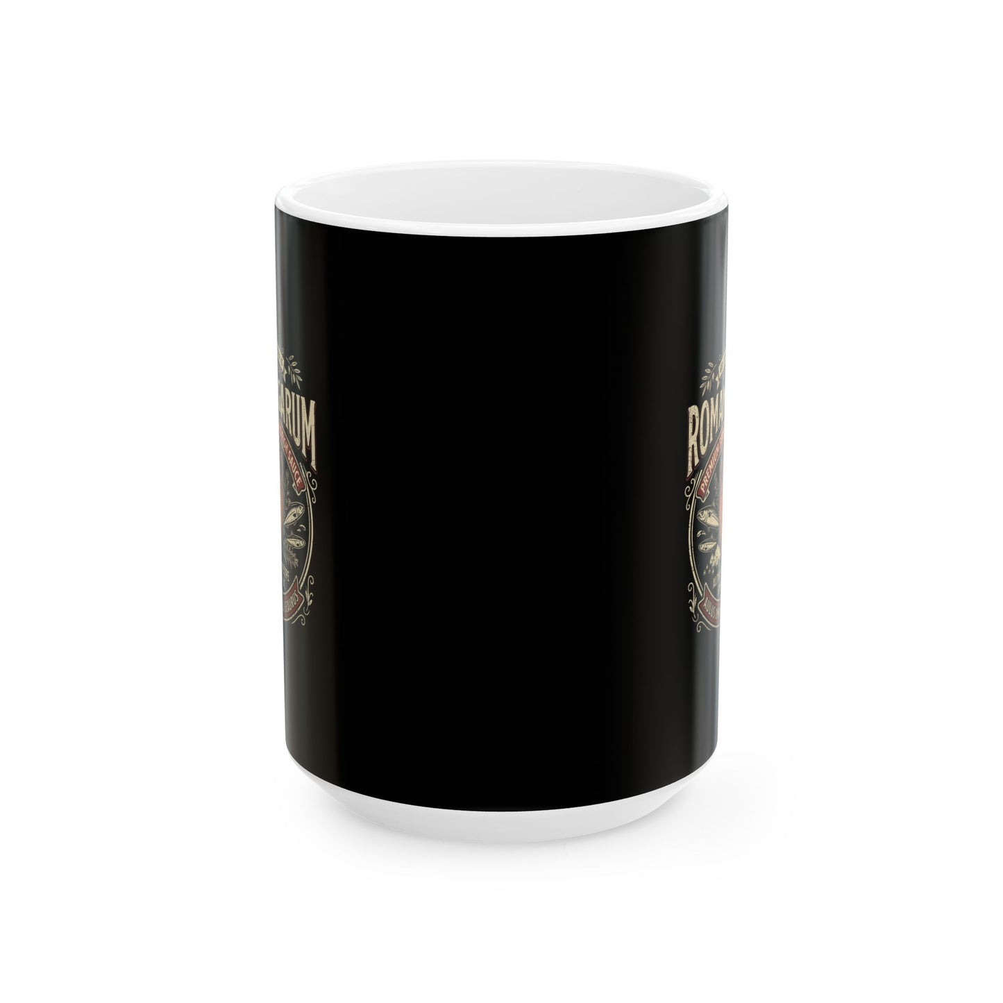 Premium Roman Garum Ceramic Mug, (11oz, 15oz)