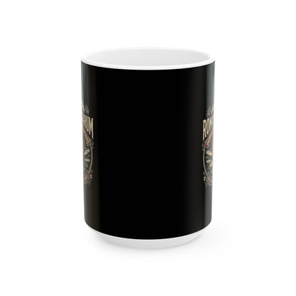 Premium Roman Garum Ceramic Mug, (11oz, 15oz)