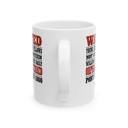 Pony Express 1860 Orphans Preferred Ceramic Mug, (11oz, 15oz)