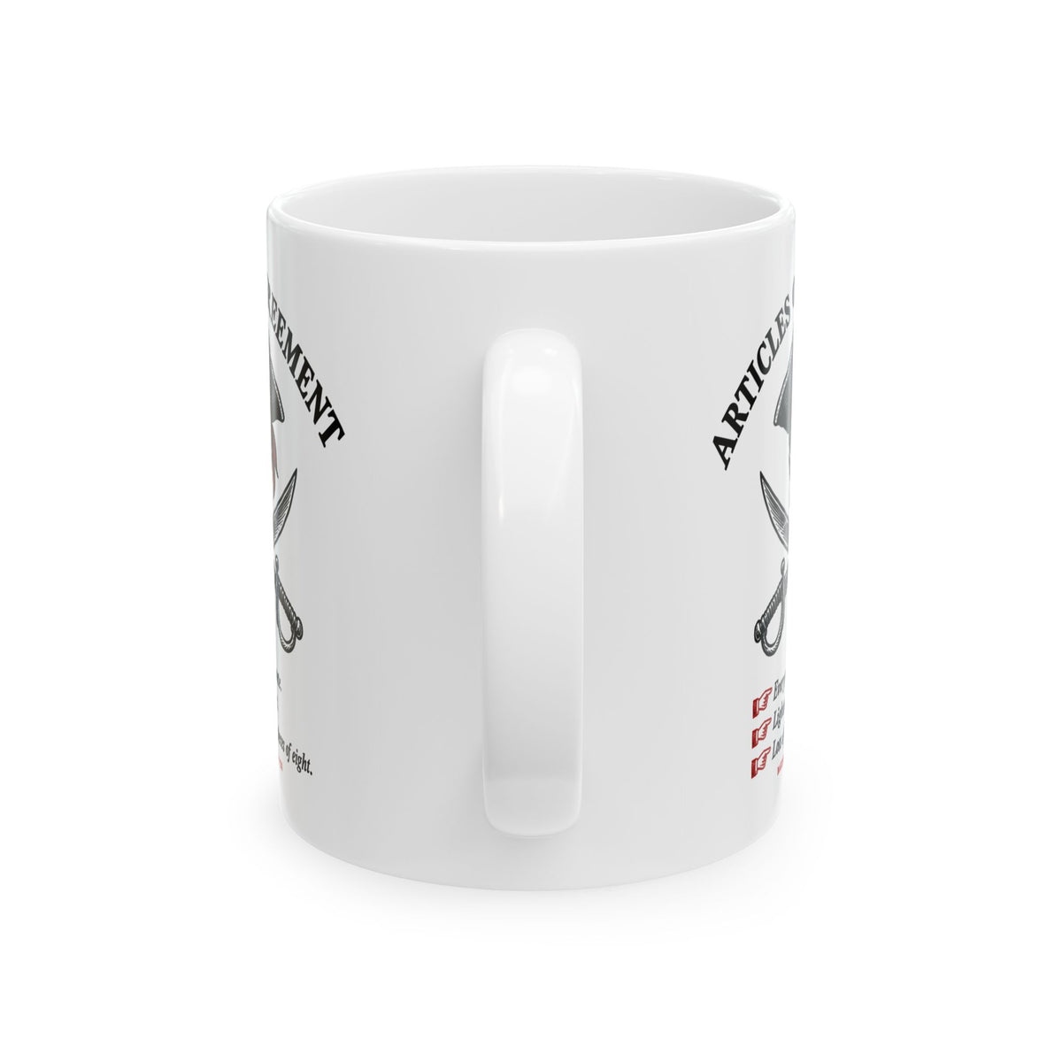 Articles of Agreement Pirate Code Ceramic Mug, (11oz, 15oz)