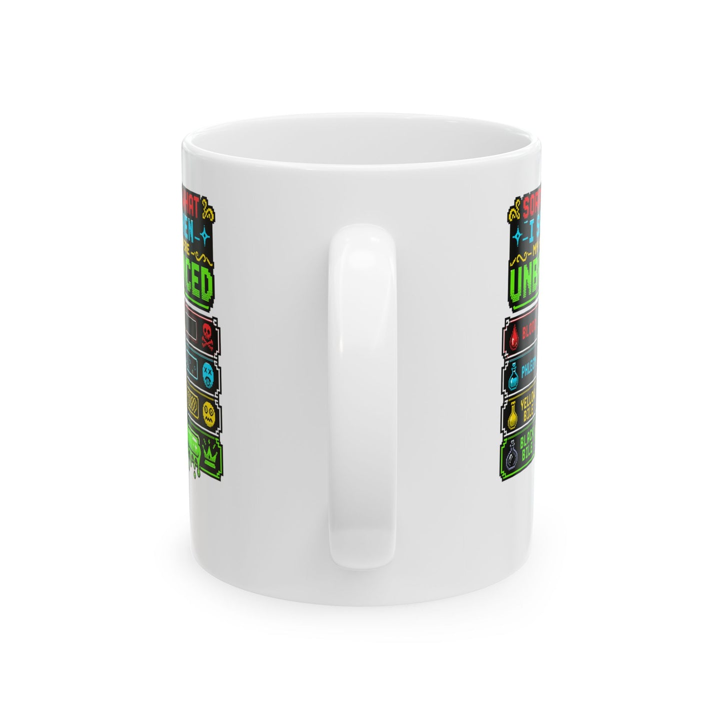 8 Bit Sorry for What I Said Humors Ceramic Mug, (11oz, 15oz)