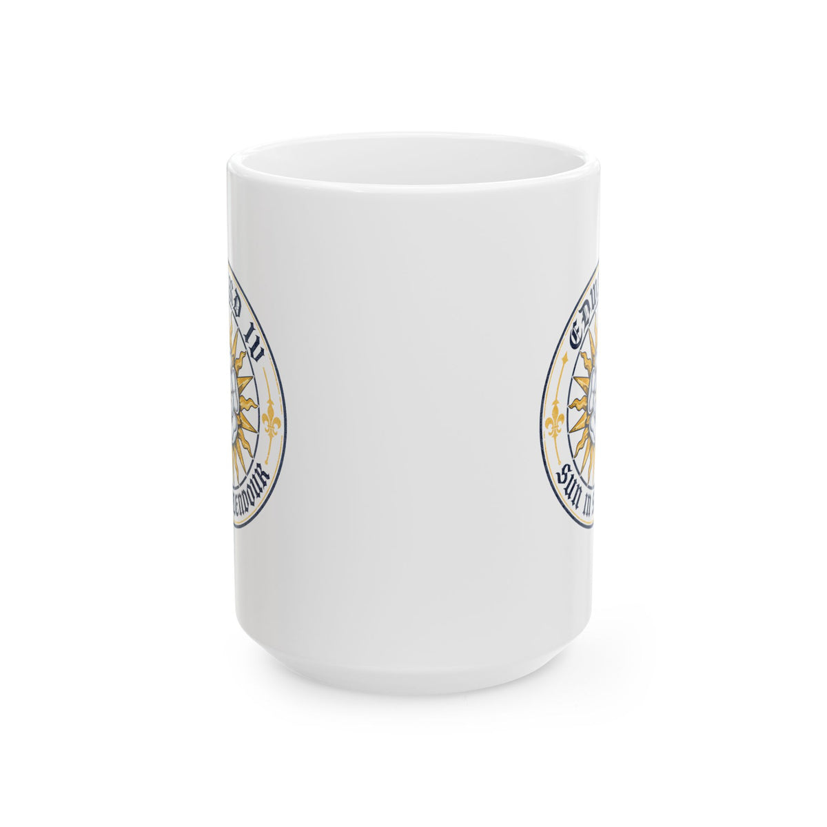 Edward IV Sun in Splendor Insignia Ceramic Mug, (11oz, 15oz)
