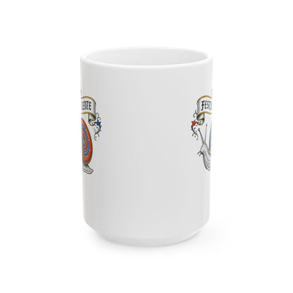 Hurry Slowly Snail Marginalia Ceramic Mug, (11oz, 15oz)
