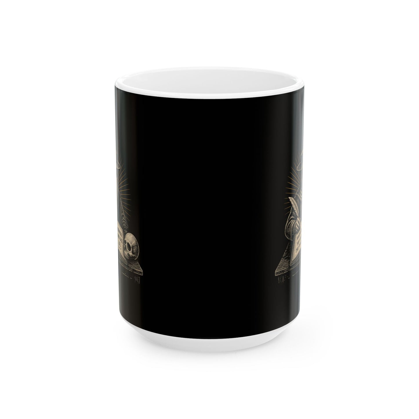 Plague Doctor Prognosis Ceramic Mug, (11oz, 15oz)