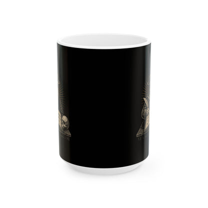 Plague Doctor Prognosis Ceramic Mug, (11oz, 15oz)