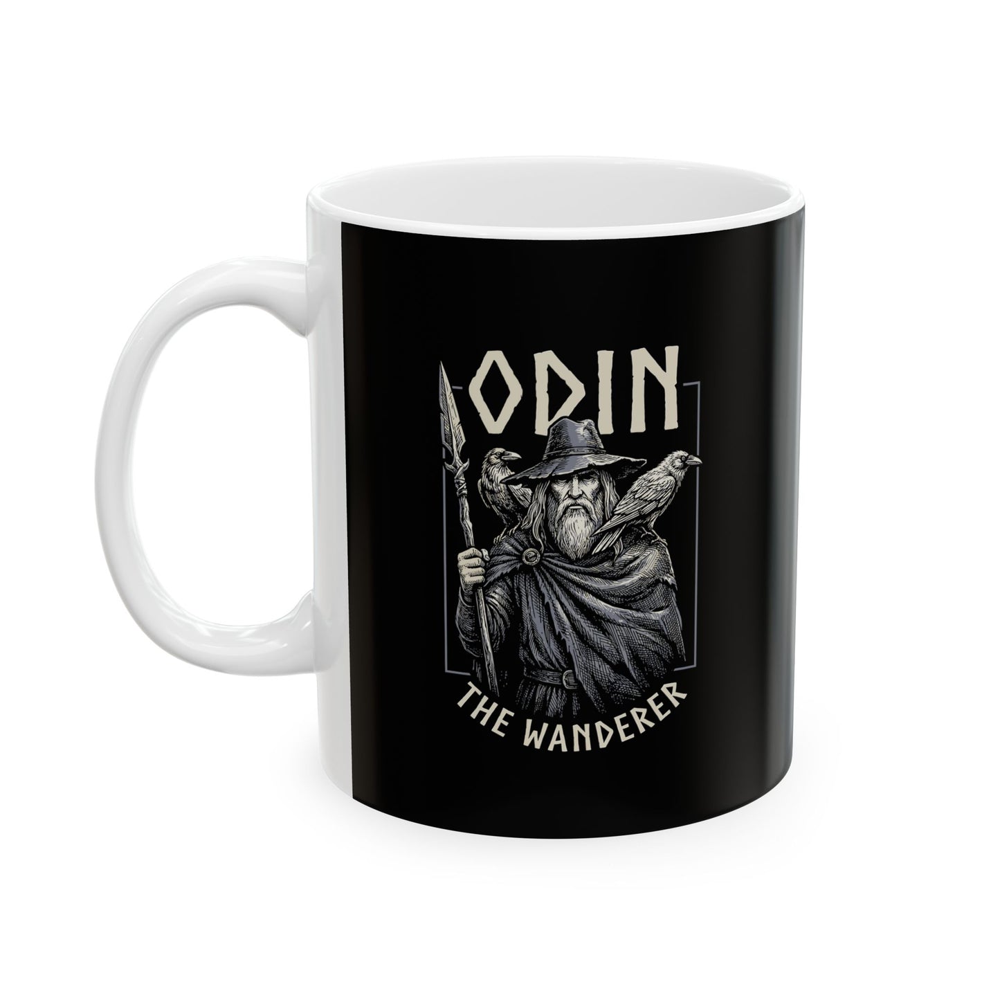Odin the Wanderer Ceramic Mug, (11oz, 15oz)