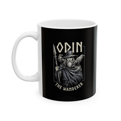 Odin the Wanderer Ceramic Mug, (11oz, 15oz)