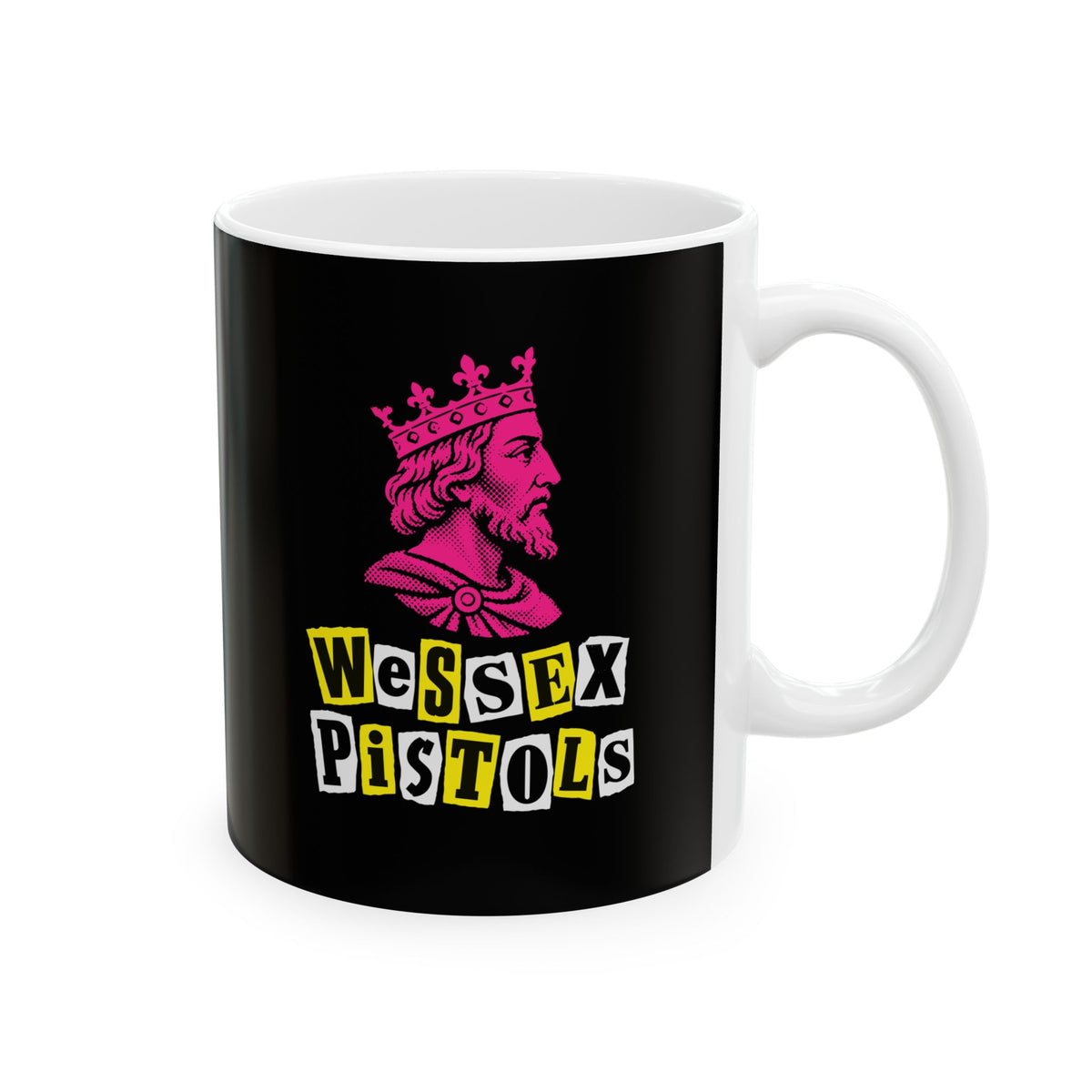 Wessex Pistols Punk Ransom Ceramic Mug, (11oz, 15oz)