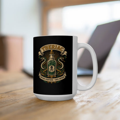 Theriac Old Time Remedy Ceramic Mug, (11oz, 15oz)