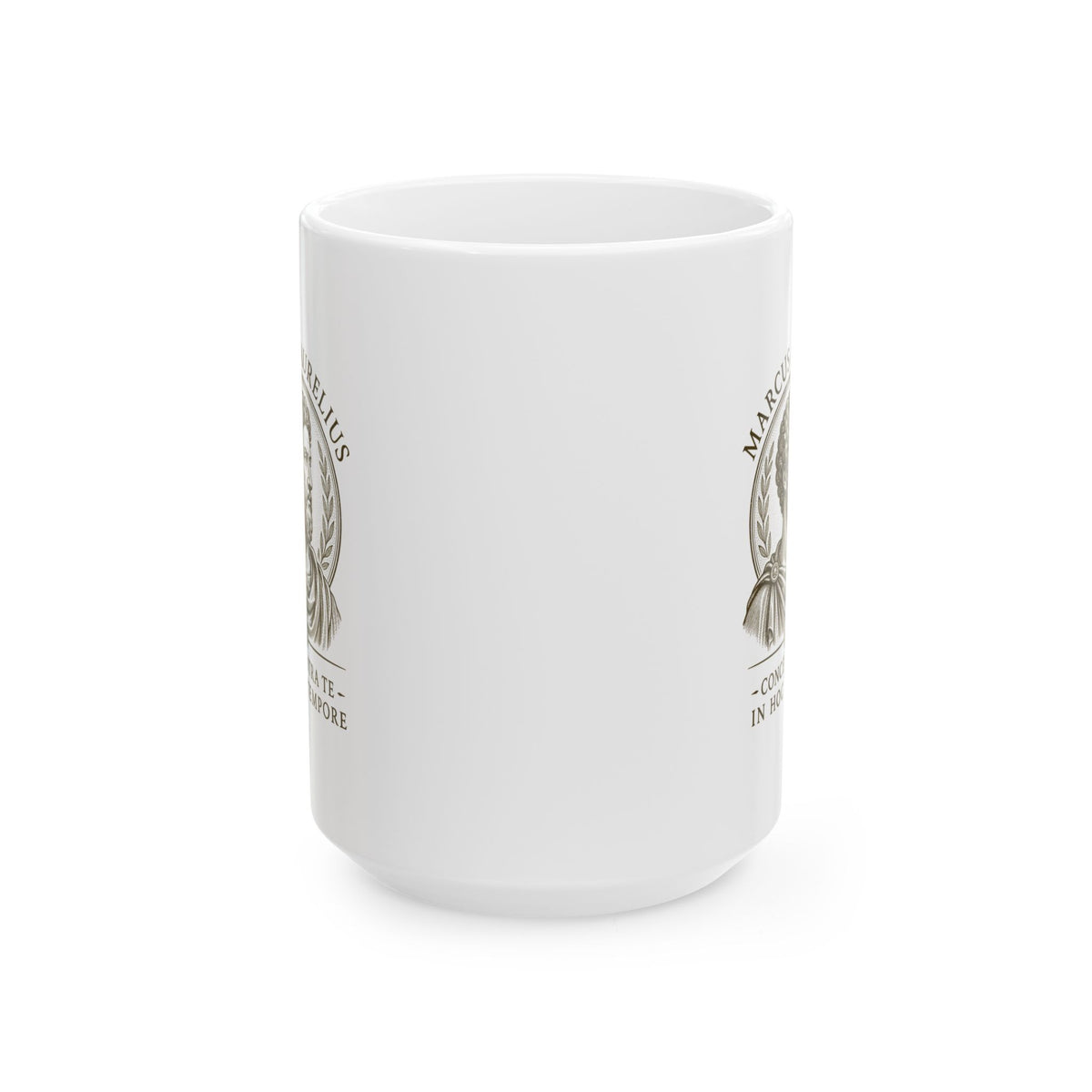 Marcus Aurelius Focus on Present Ceramic Mug, (11oz, 15oz)