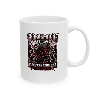 Charlemagne European Conquest Tour Ceramic Mug, (11oz, 15oz)