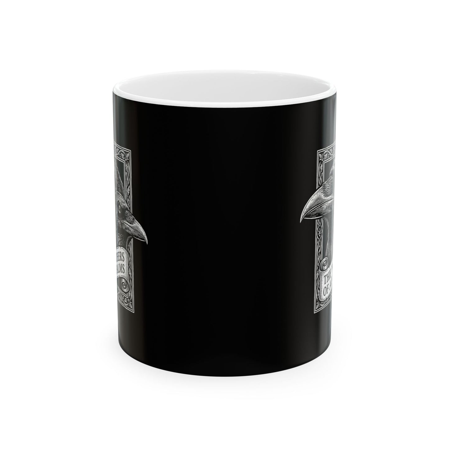 Huginn and Muninn Odin Ravens the Watchers Ceramic Mug, (11oz, 15oz)