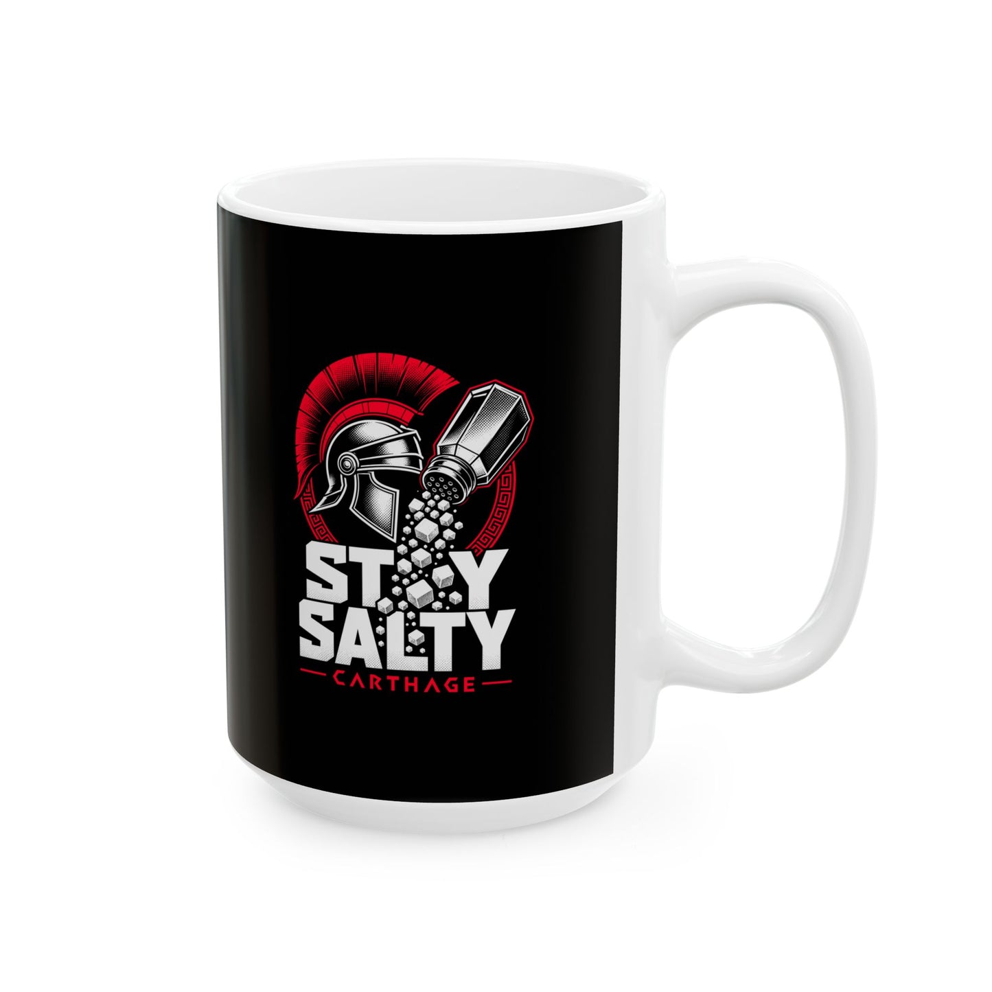Stay Salty Carthage Ceramic Mug, (11oz, 15oz)