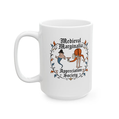 Medieval Marginalia Appreciation Society Men Ceramic Mug, (11oz, 15oz)