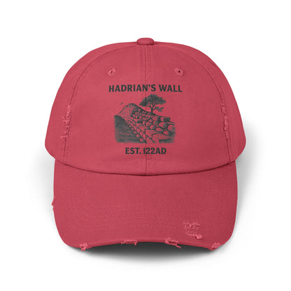 Hadrian's Wall Unisex Distressed Cap