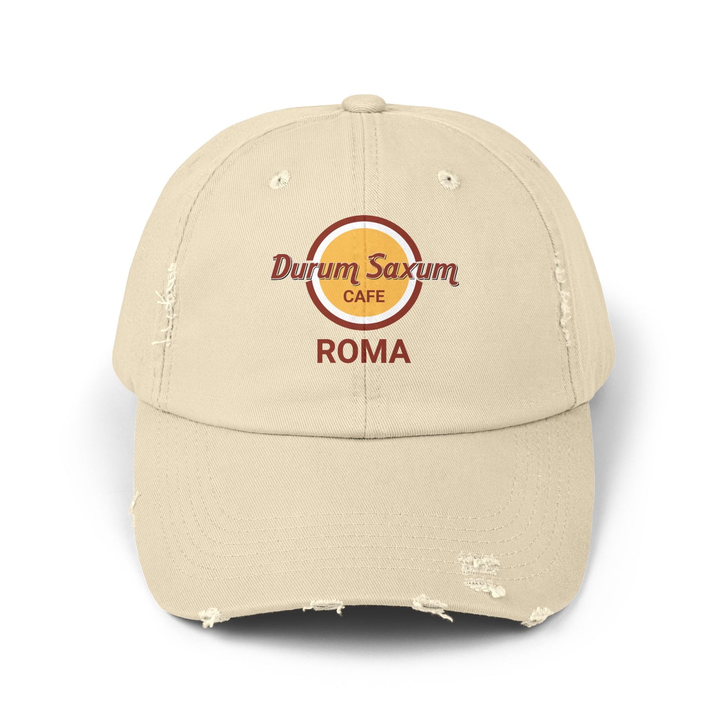 Hard Rock Cafe Roma in Latin  Unisex Distressed Cap
