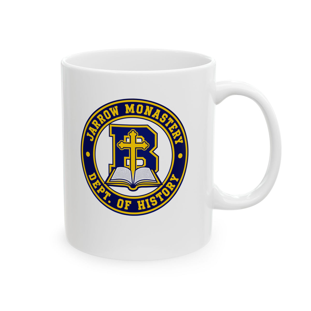 Jarrow Monastery Dept of History Ceramic Mug, (11oz, 15oz)