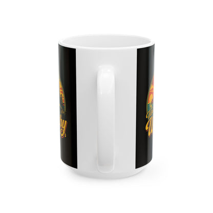 Visit Whitby Abbey Ceramic Mug, (11oz, 15oz)
