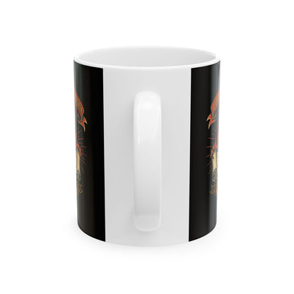 Library of Alexandria Never Forget Ceramic Mug, (11oz, 15oz)