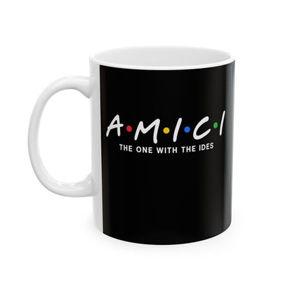Latin Friends with Ides Ceramic Mug, (11oz, 15oz)