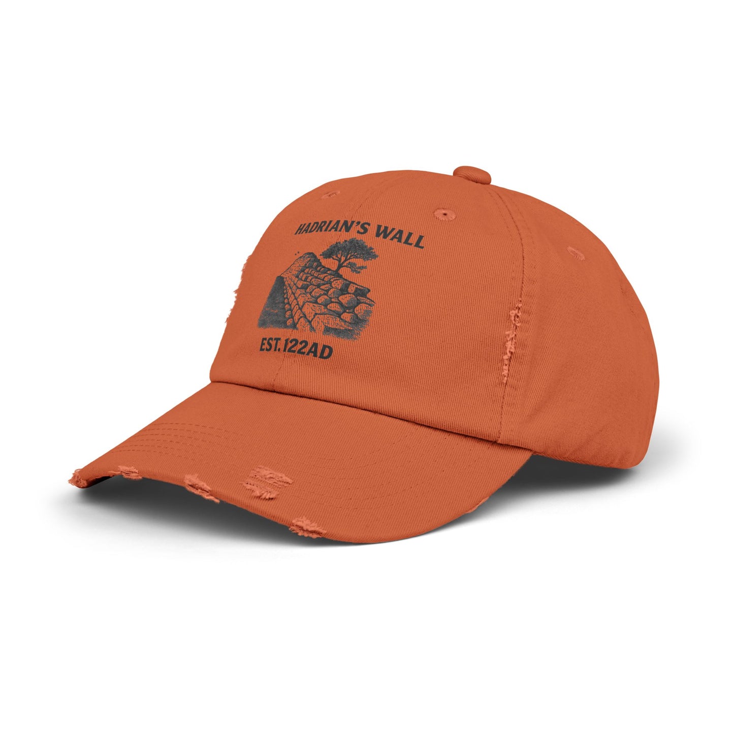 Hadrian's Wall Unisex Distressed Cap