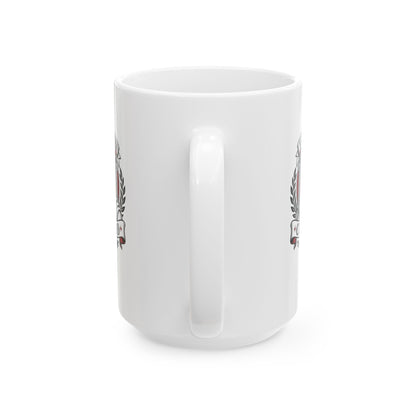 Virtus in Verba Cicero Ceramic Mug, (11oz, 15oz)