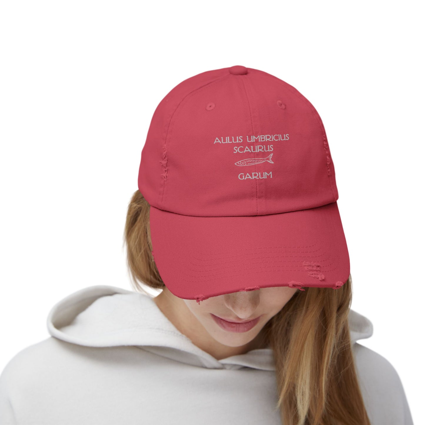 Garum Fish Sauce Unisex Distressed Cap