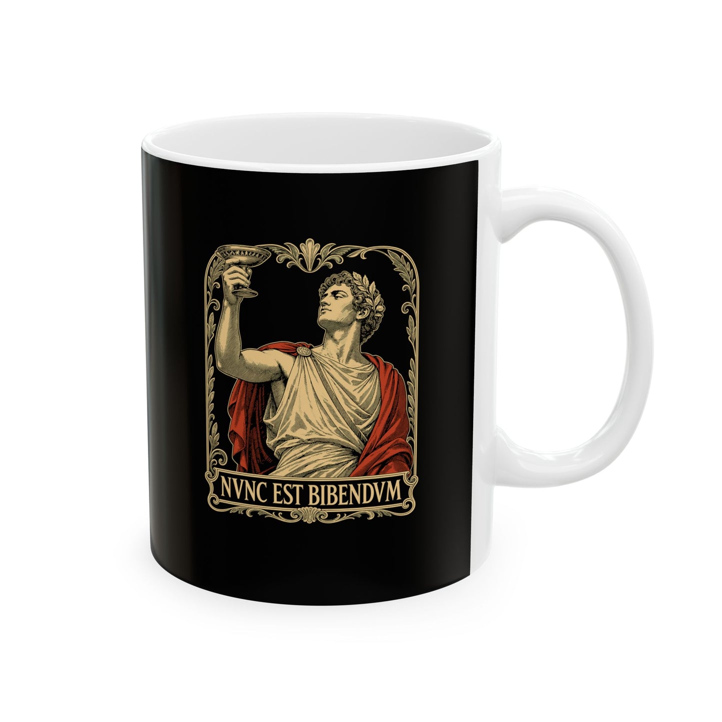Nunc Est Bibendum Latin to Drink Ceramic Mug, (11oz, 15oz)