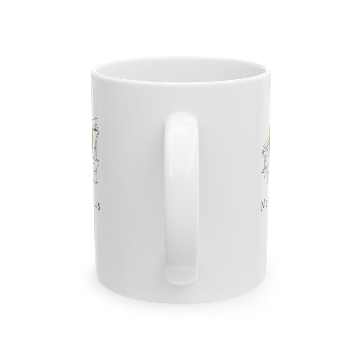Pont Du Gard Nemausus Nimes in Latin Ceramic Mug, (11oz, 15oz)