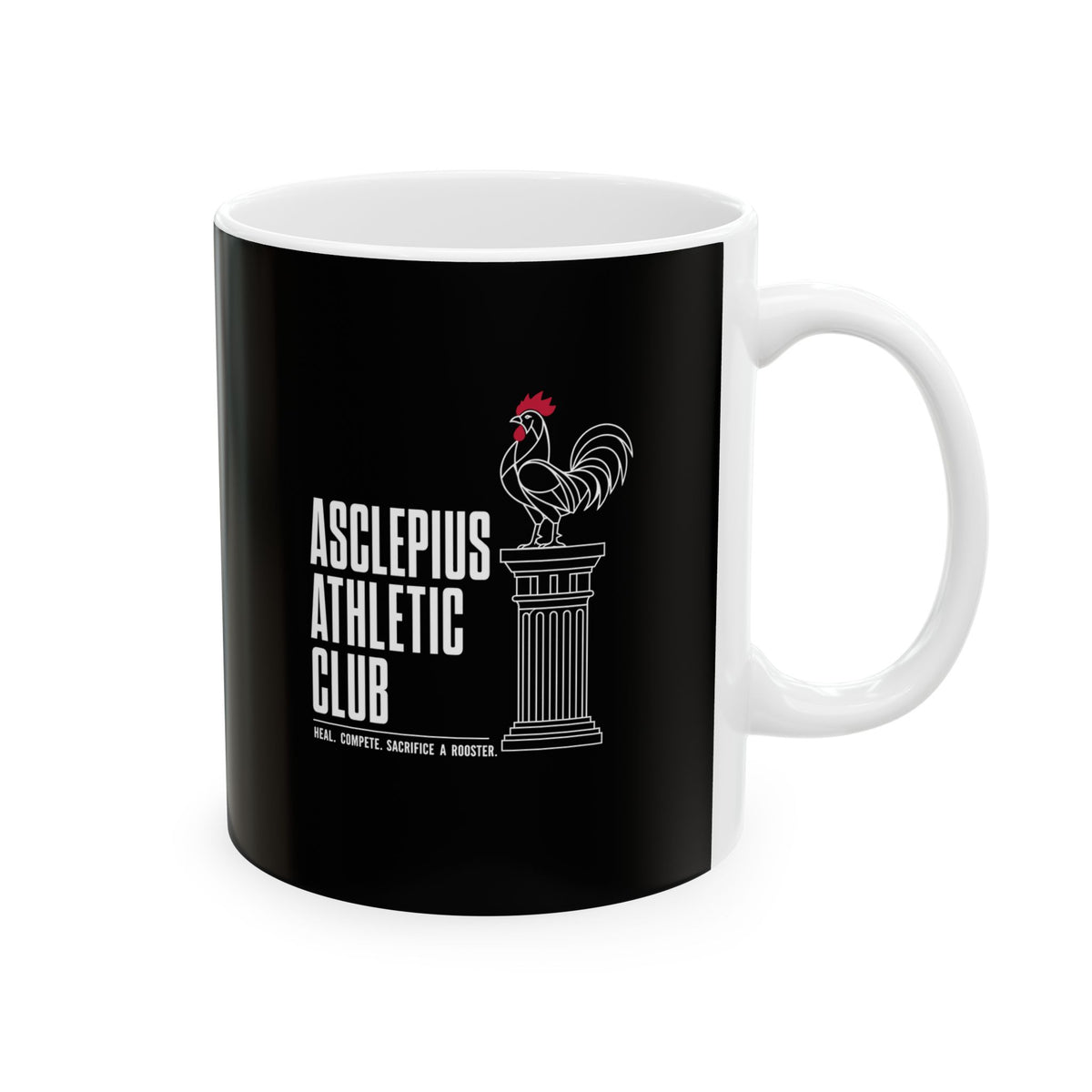 Asclepius Athletic Club Ceramic Mug, (11oz, 15oz)