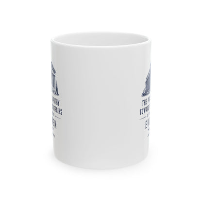 Plato Quote Price of Apathy Ceramic Mug, (11oz, 15oz)