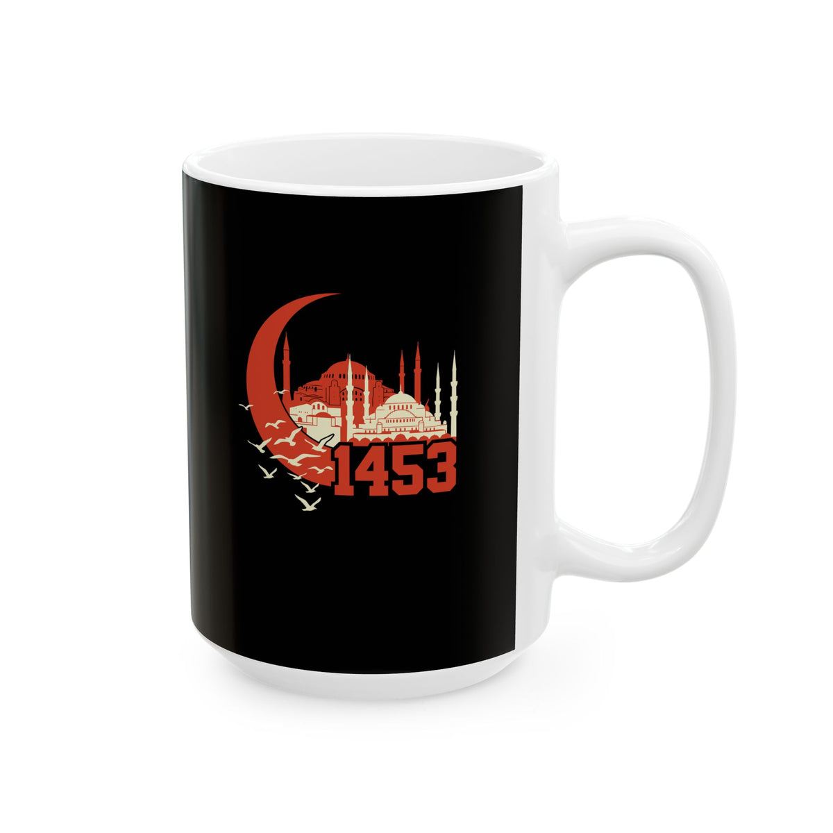 1453 Founding of Ottoman Empire Ceramic Mug, (11oz, 15oz)