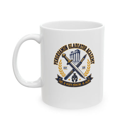 Galen of Pergamon Gladiator Doctor Ceramic Mug, (11oz, 15oz)