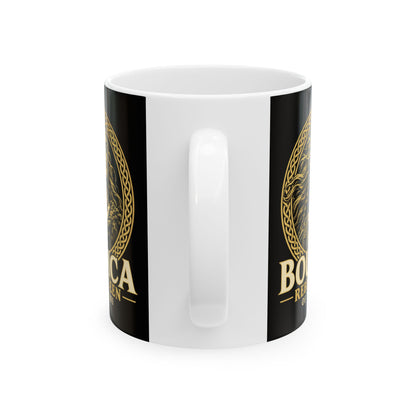Boudica Rebel Queen Engraved Ceramic Mug, (11oz, 15oz)
