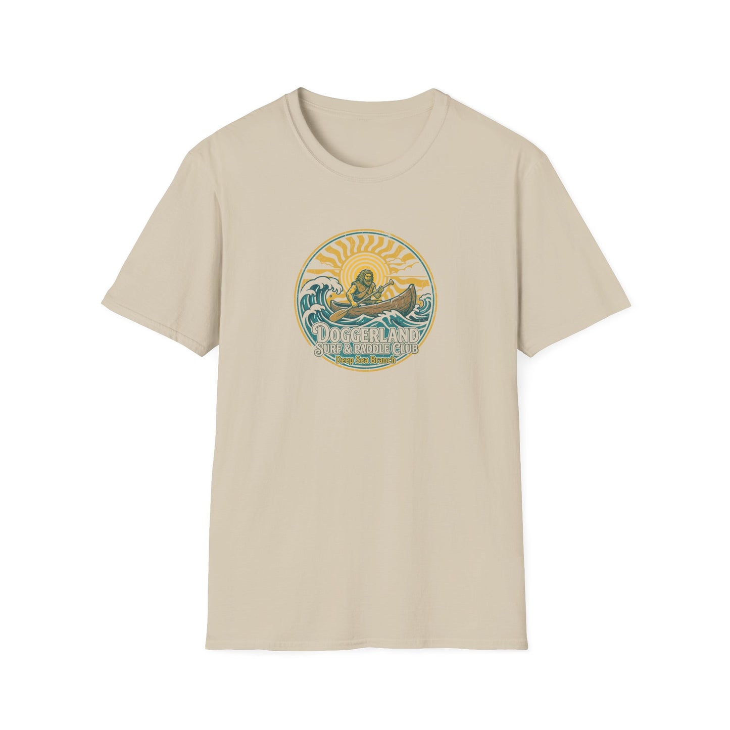 Doggerland Surf and Paddle Club Prehistoric Lightweight Unisex T-Shirt