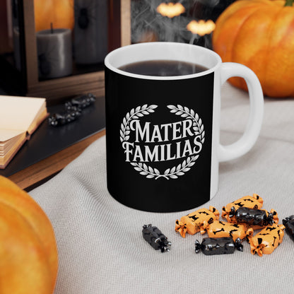 Mater Familias Mother Latin Ceramic Mug, (11oz, 15oz)